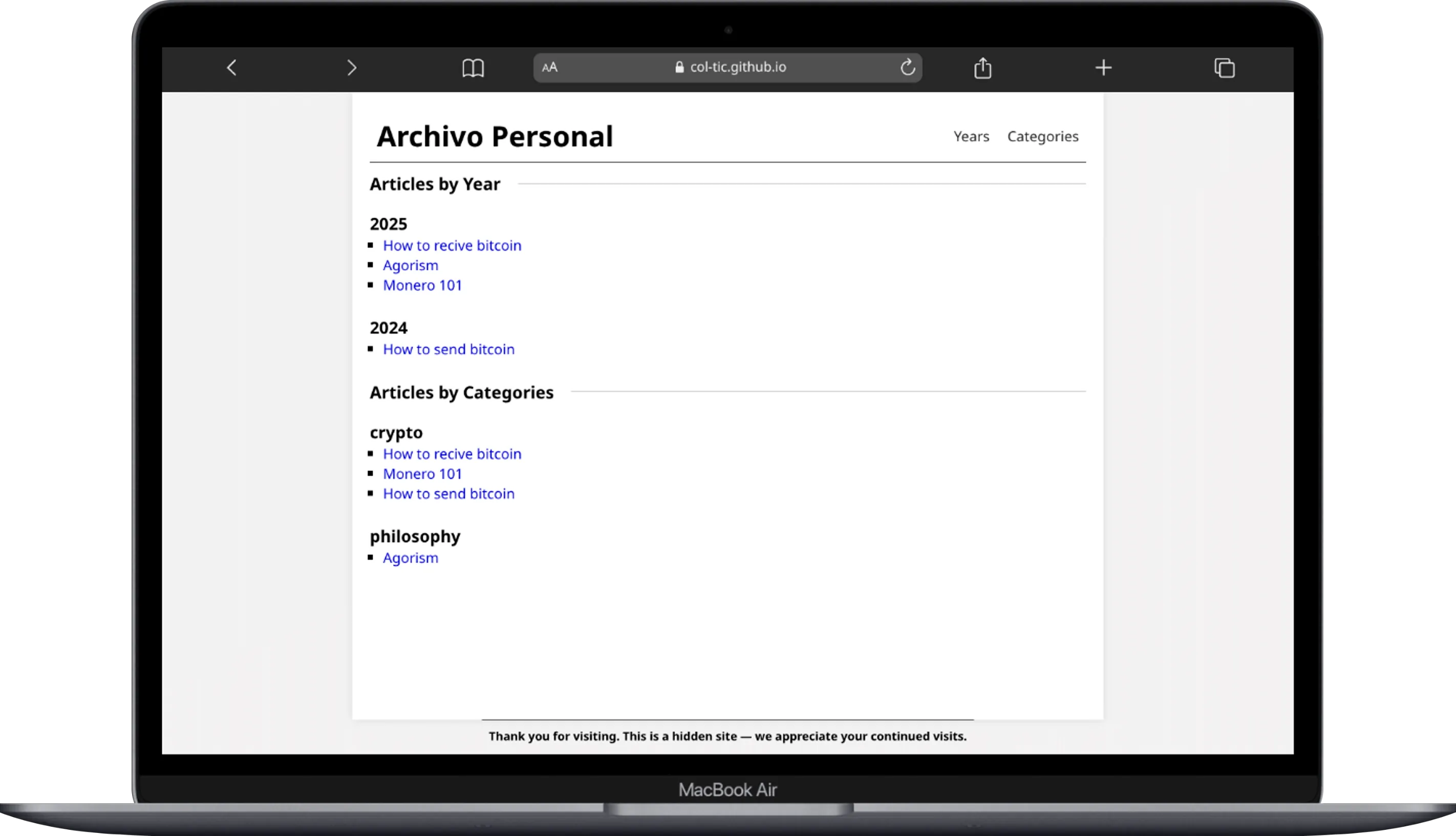 Old School Blog - Laptop