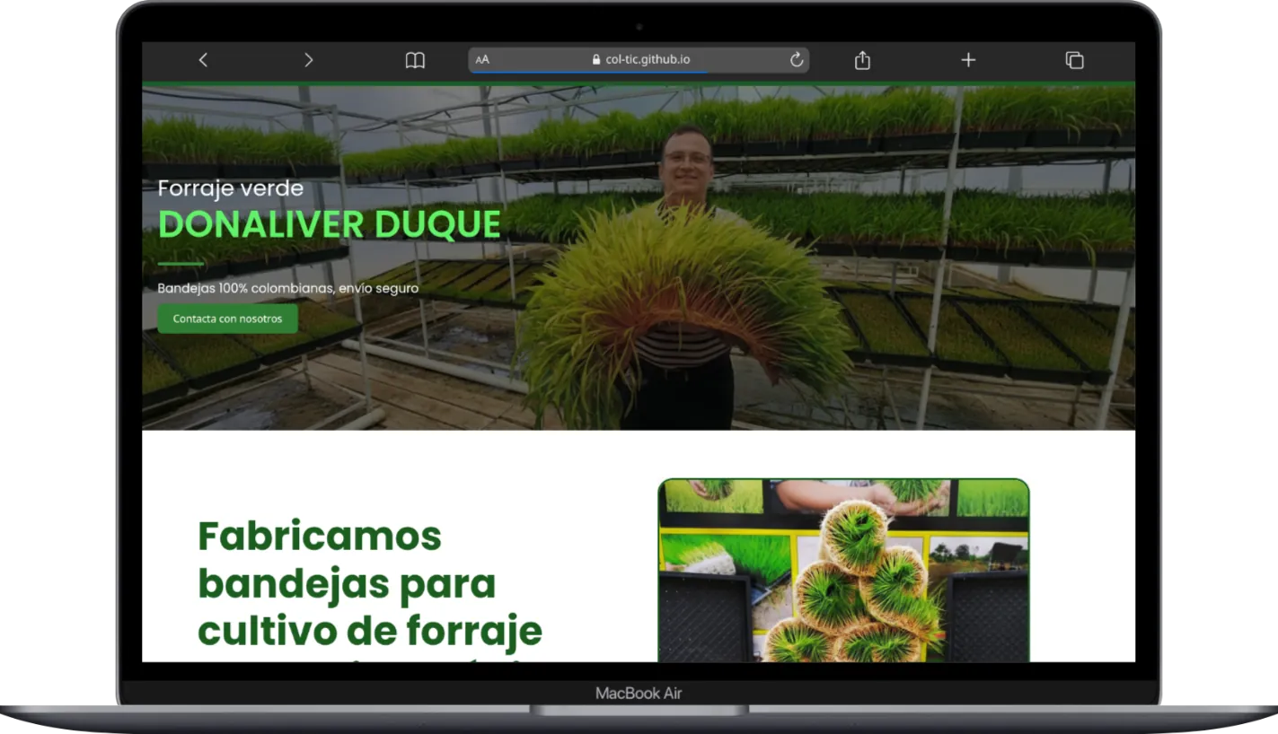 Forraje Verde - Laptop