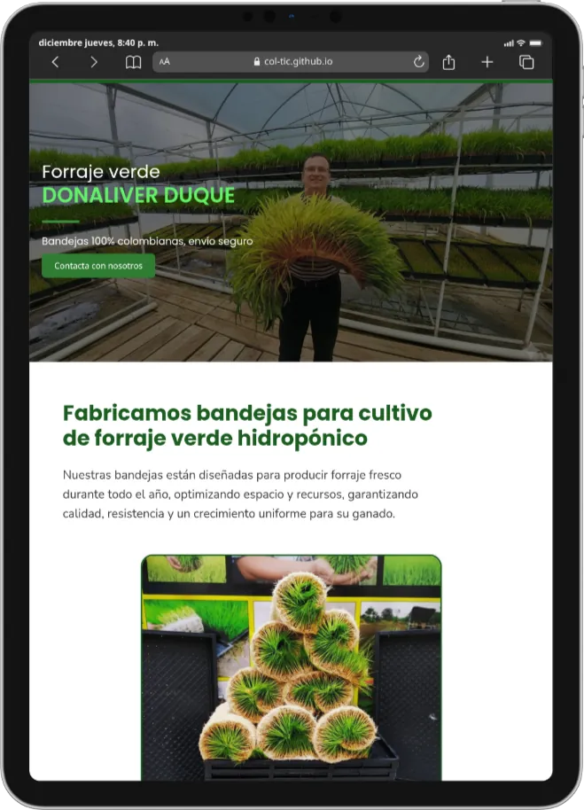 Forraje Verde - Tablet