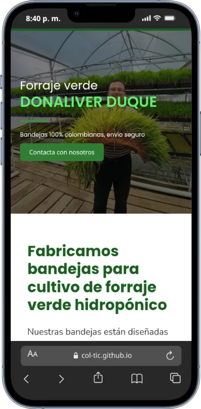 Forraje Verde - Móvil