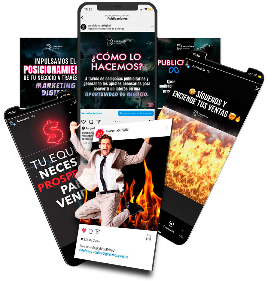 Set de contenido para redes sociales
